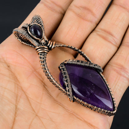 Purple Amethyst Gemstone Pendant