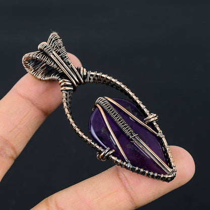 Purple Amethyst Gemstone Pendant