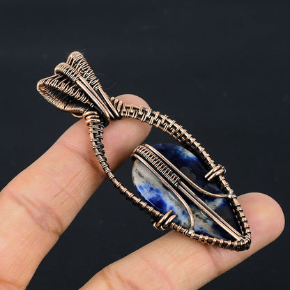 Blue Sodalite Gemstone Pendant