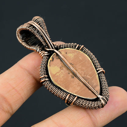 Red Moonstone Gemstone Pendant