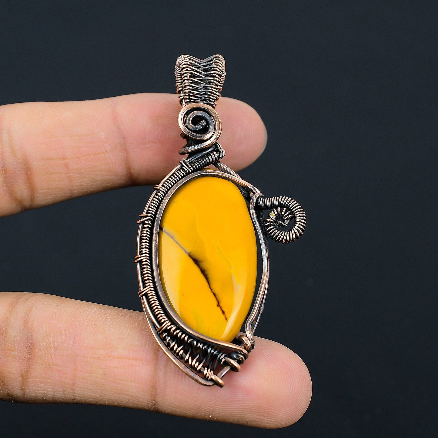 Multicolor Mookaite Gemstone Pendant