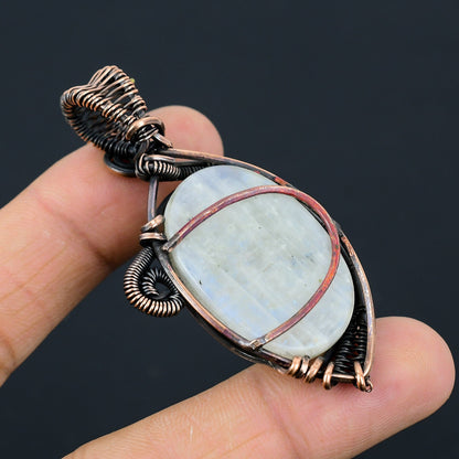 Rainbow Moonstone Gemstone Pendant