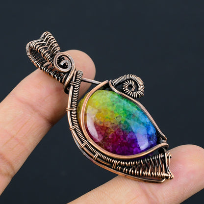 Rainbow Solar Quartz Gemstone Pendant