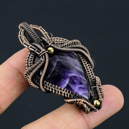 Purple Amethyst Gemstone Pendant