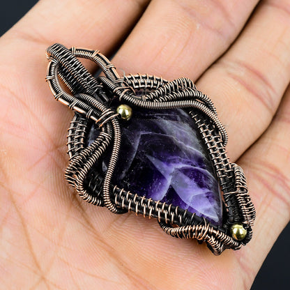 Purple Amethyst Gemstone Pendant