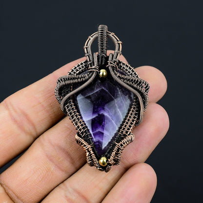 Purple Amethyst Gemstone Pendant