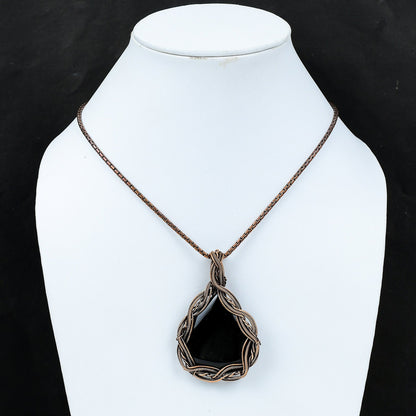 Black Onyx Gemstone Pendant