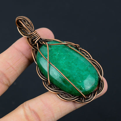 Green Emerald Gemstone Pendant