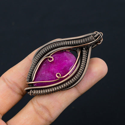 Red Ruby Gemstone Pendant