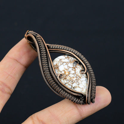 Brown Wild Horse Gemstone Pendant