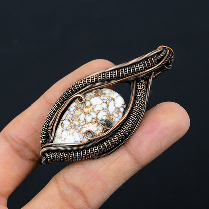 Brown Wild Horse Gemstone Pendant