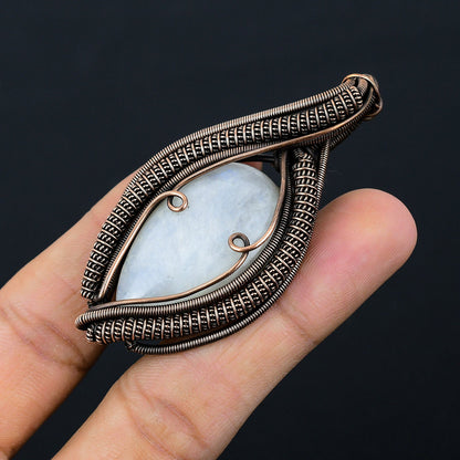 Rainbow Moonstone Gemstone Pendant
