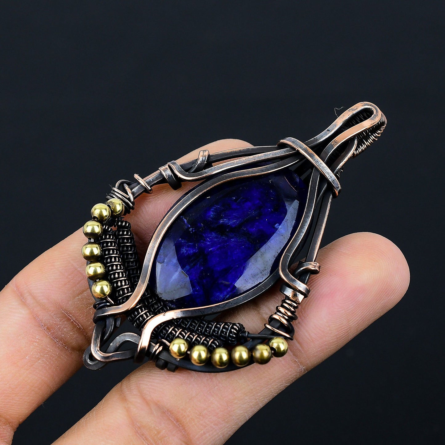 Blue Sapphire Gemstone Pendant