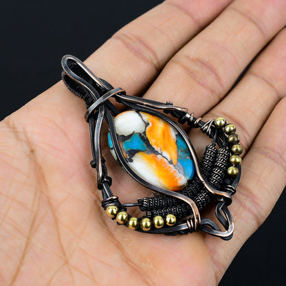 Turquoise Blue Gemstone Pendant