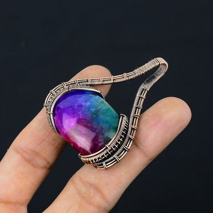 Rainbow Solar Quartz Gemstone Pendant