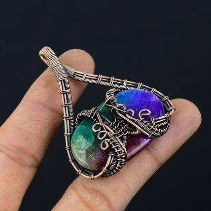Rainbow Solar Quartz Gemstone Pendant