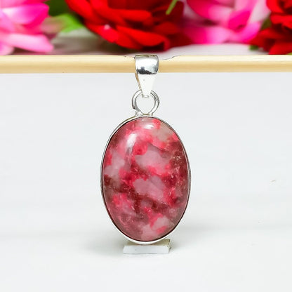 Pink Thulite Gemstone Pendant