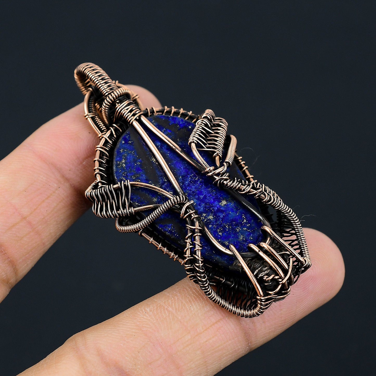 Blue Lapis Lazuli Gemstone Pendant