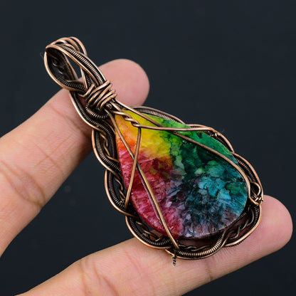 Rainbow Solar Quartz Gemstone Pendant
