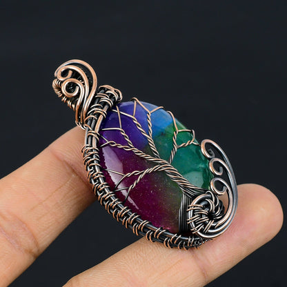 Rainbow Quartz Gemstone Pendant