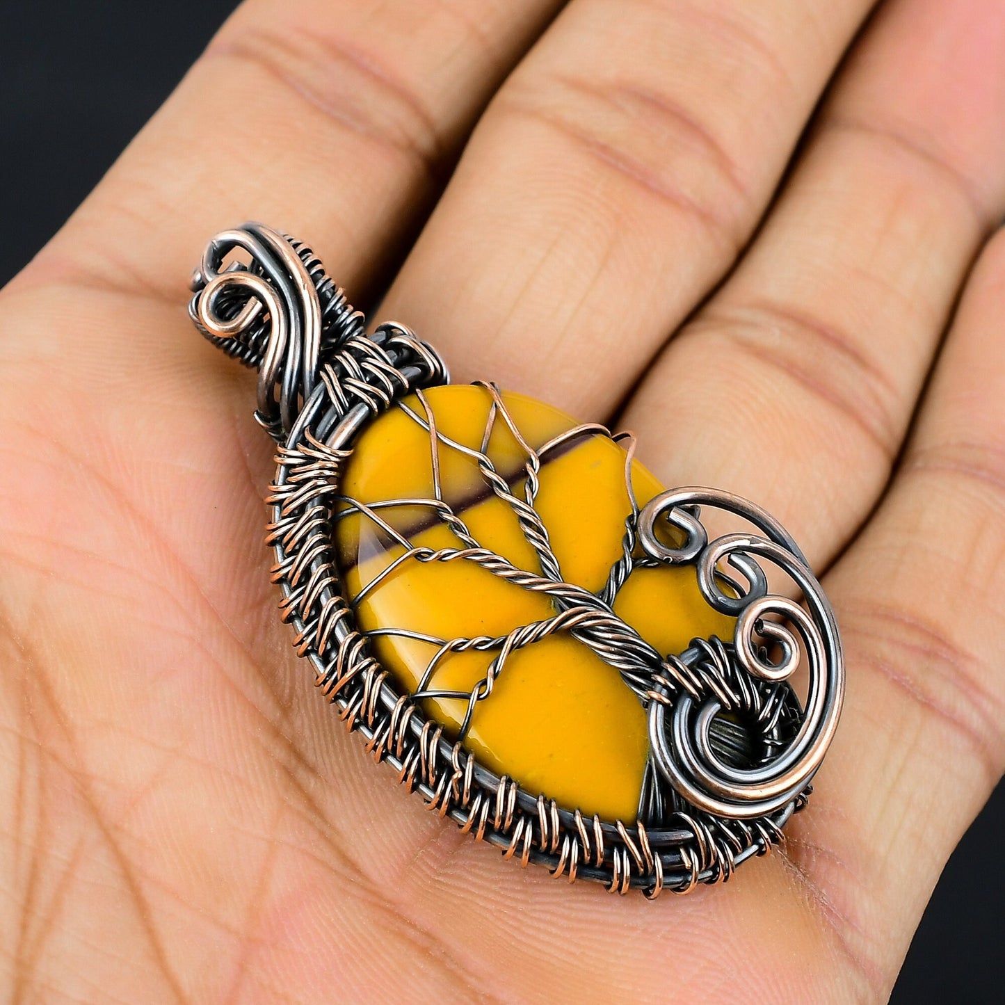 Multicolor Mookaite Gemstone Pendant