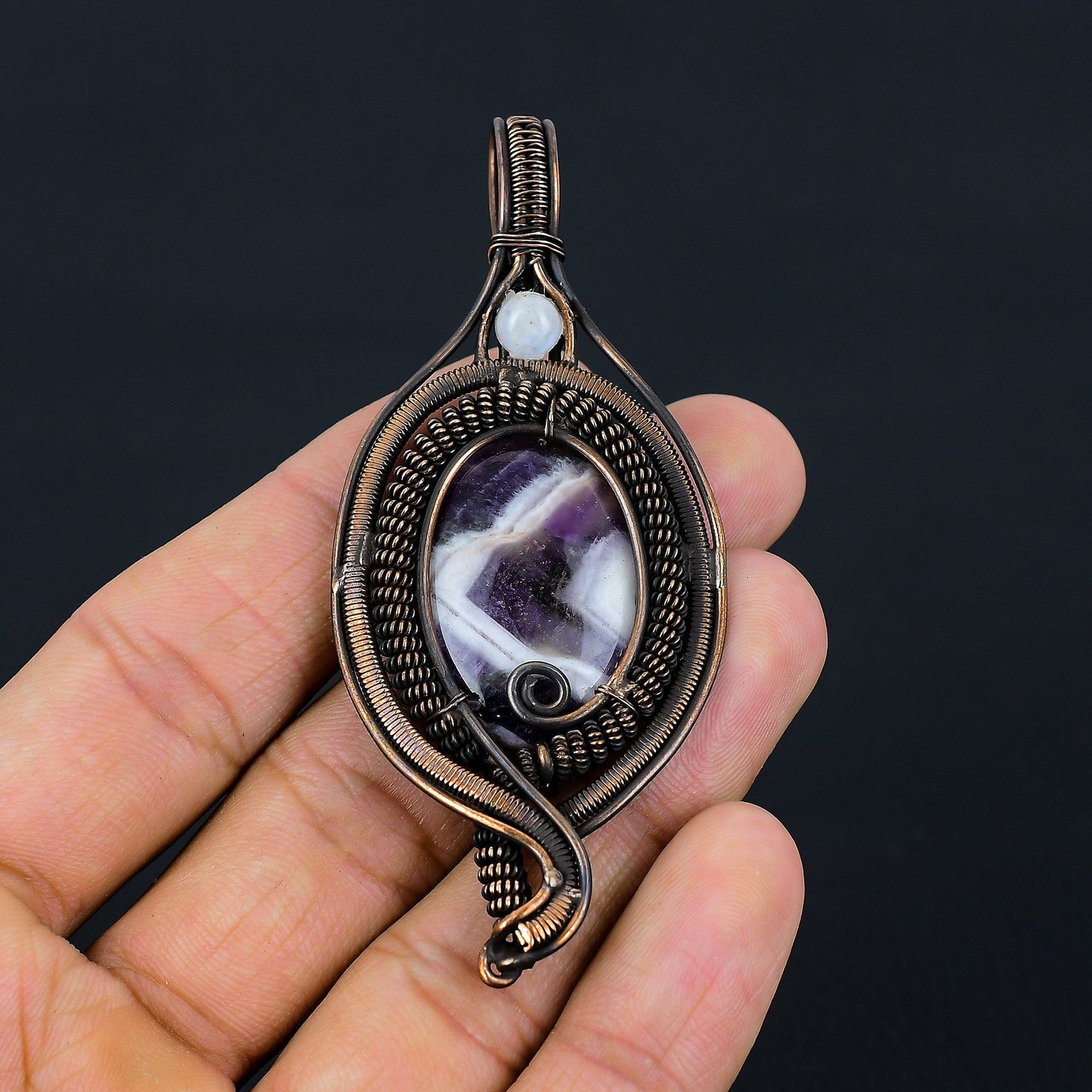 Purple Amethyst Gemstone Pendant