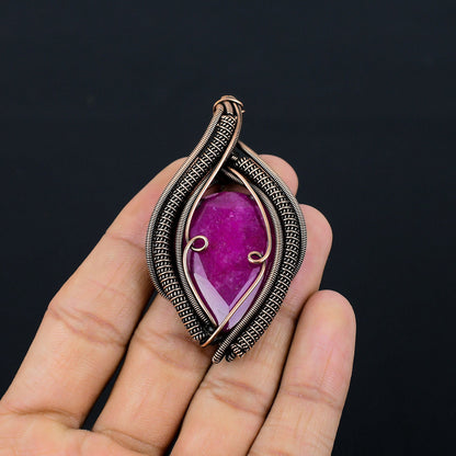 Red Ruby Gemstone Pendant