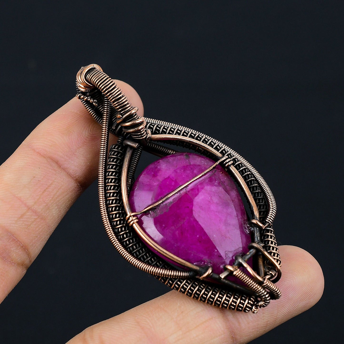 Red Ruby Gemstone Pendant