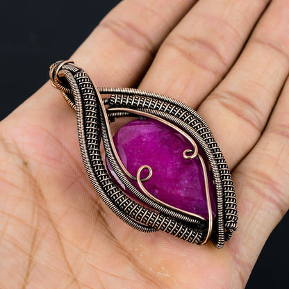 Red Ruby Gemstone Pendant