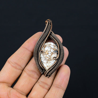 Brown Wild Horse Gemstone Pendant