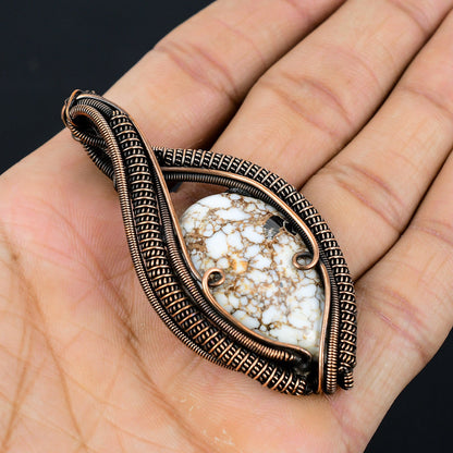 Brown Wild Horse Gemstone Pendant