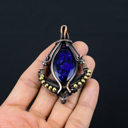 Blue Sapphire Gemstone Pendant
