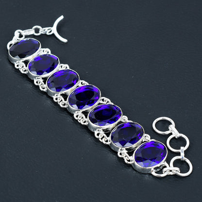 Blue Sapphire Gemstone Bracelet