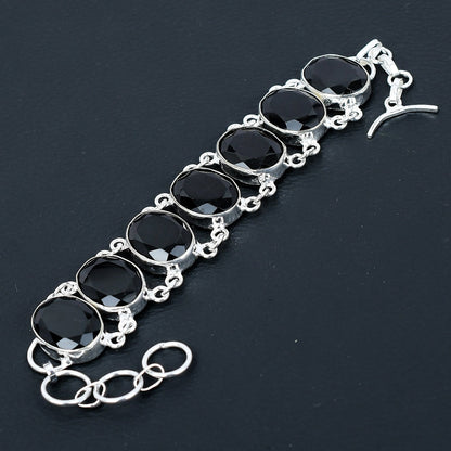 Black Spinel Gemstone Bracelet