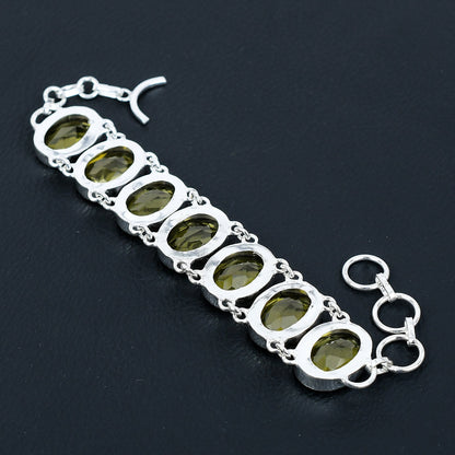 Yellow Citrine Gemstone Bracelet