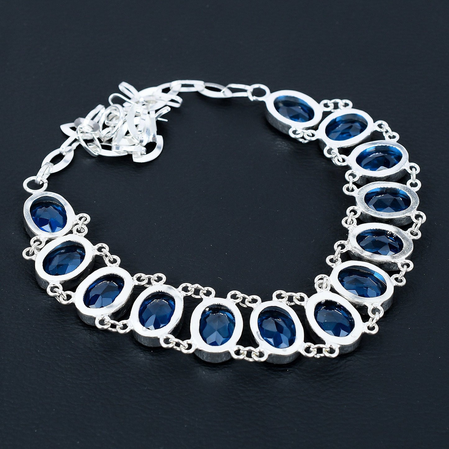 London Blue Topaz Gemstone Necklace