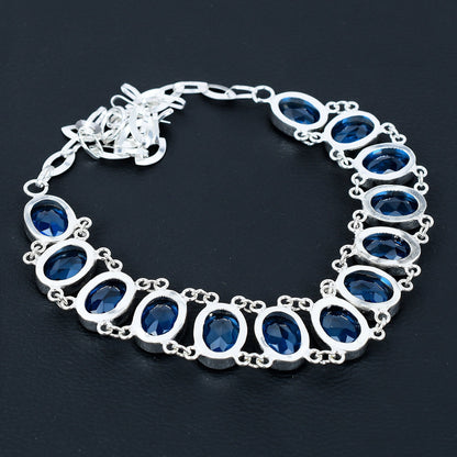 London Blue Topaz Gemstone Necklace