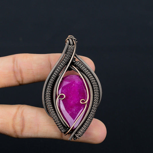 Red Ruby Gemstone Pendant