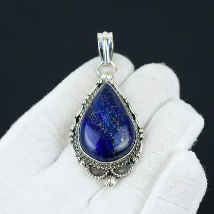 Blue Lapis Lazuli Gemstone Pendant
