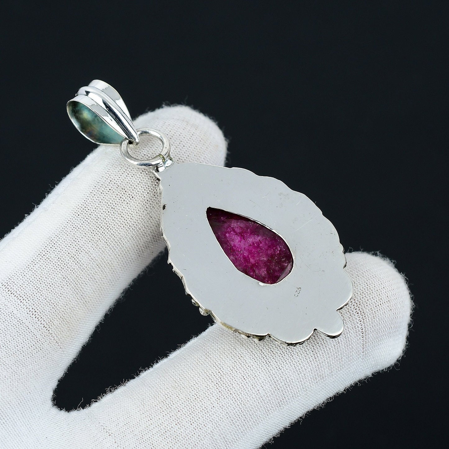 Red Ruby Gemstone Pendant