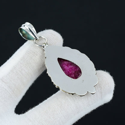 Red Ruby Gemstone Pendant