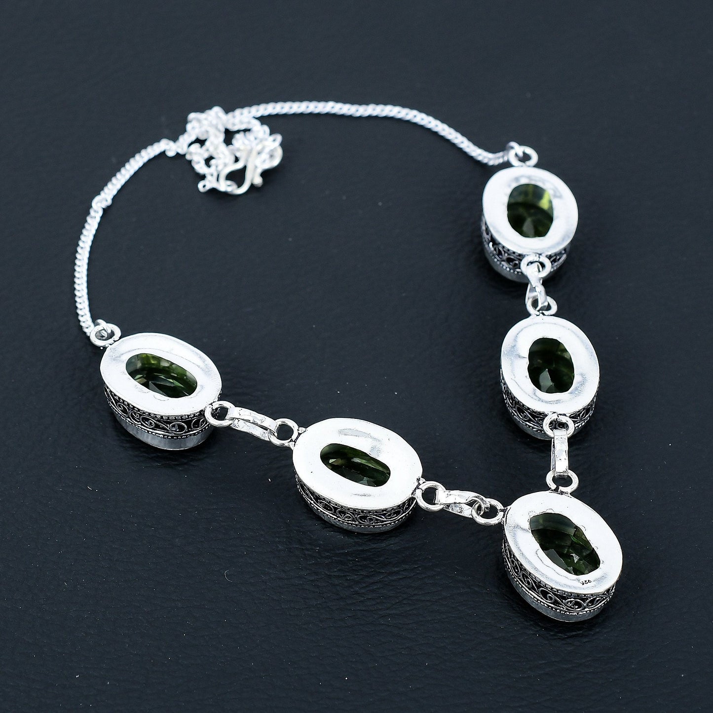 Green Chrysolite Gemstone Necklace