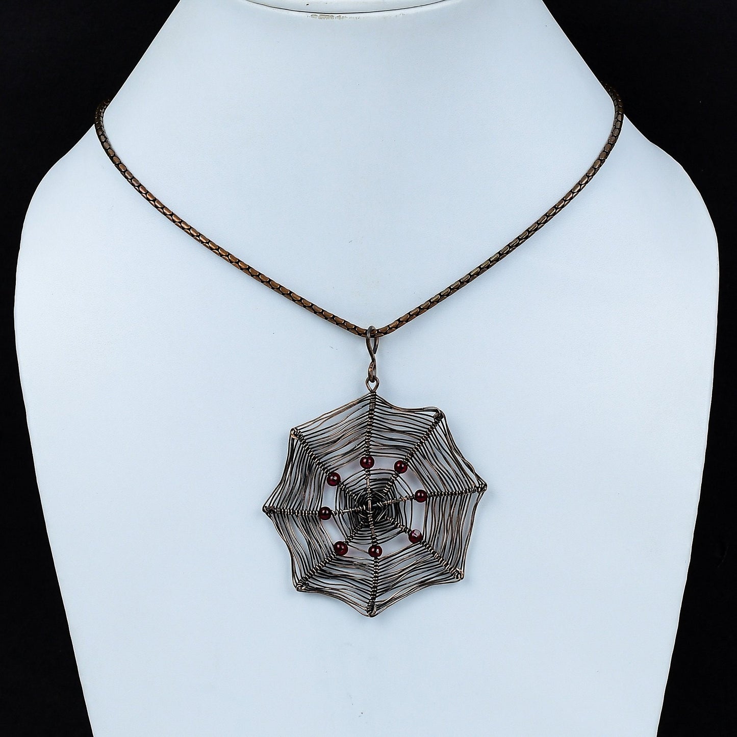 Red Garnet Gemstone Pendant
