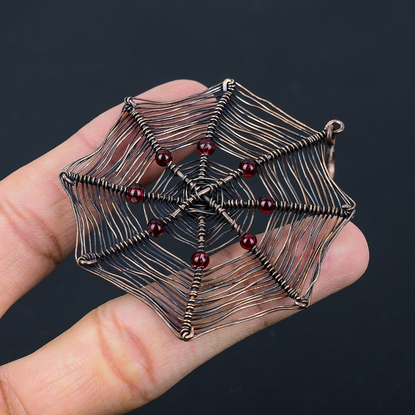 Red Garnet Gemstone Pendant
