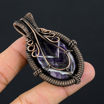 Purple Amethyst Gemstone Pendant