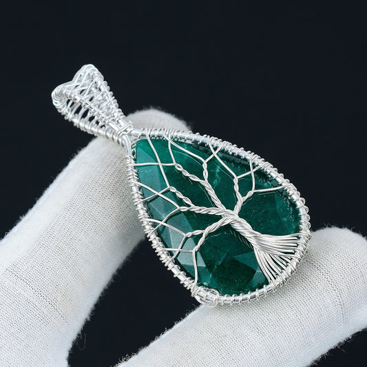 Green Emerald Gemstone Pendant