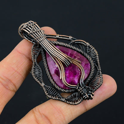Red Ruby Gemstone Pendant