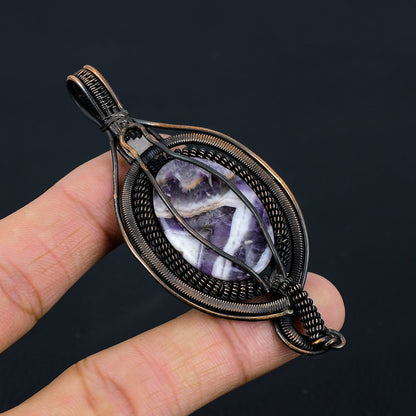 Purple Amethyst Gemstone Pendant