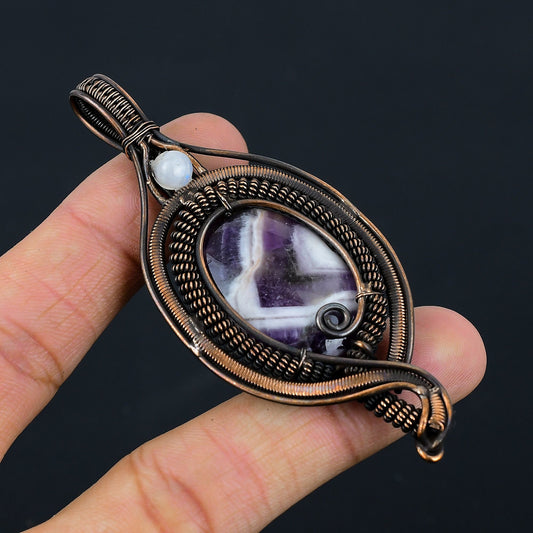 Purple Amethyst Gemstone Pendant