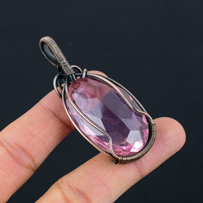 Pink Kunzite Gemstone Pendant